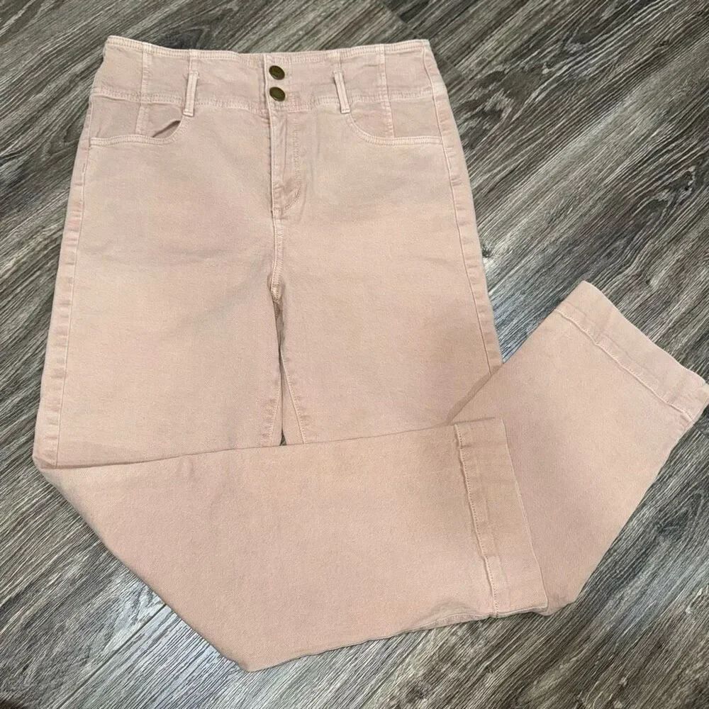 Ann Taylor Size 6 Light Brown Denim Straight Leg Pants